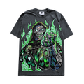 Metal Face T-Shirt - Vintage Black
