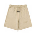 Fear Of God Essentials Oatmeal Tonal Mini Logo Fleece Sweat Shorts
