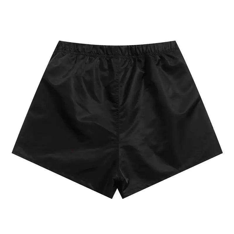 Fear Of God Essentials Black Nylon Swim Shorts