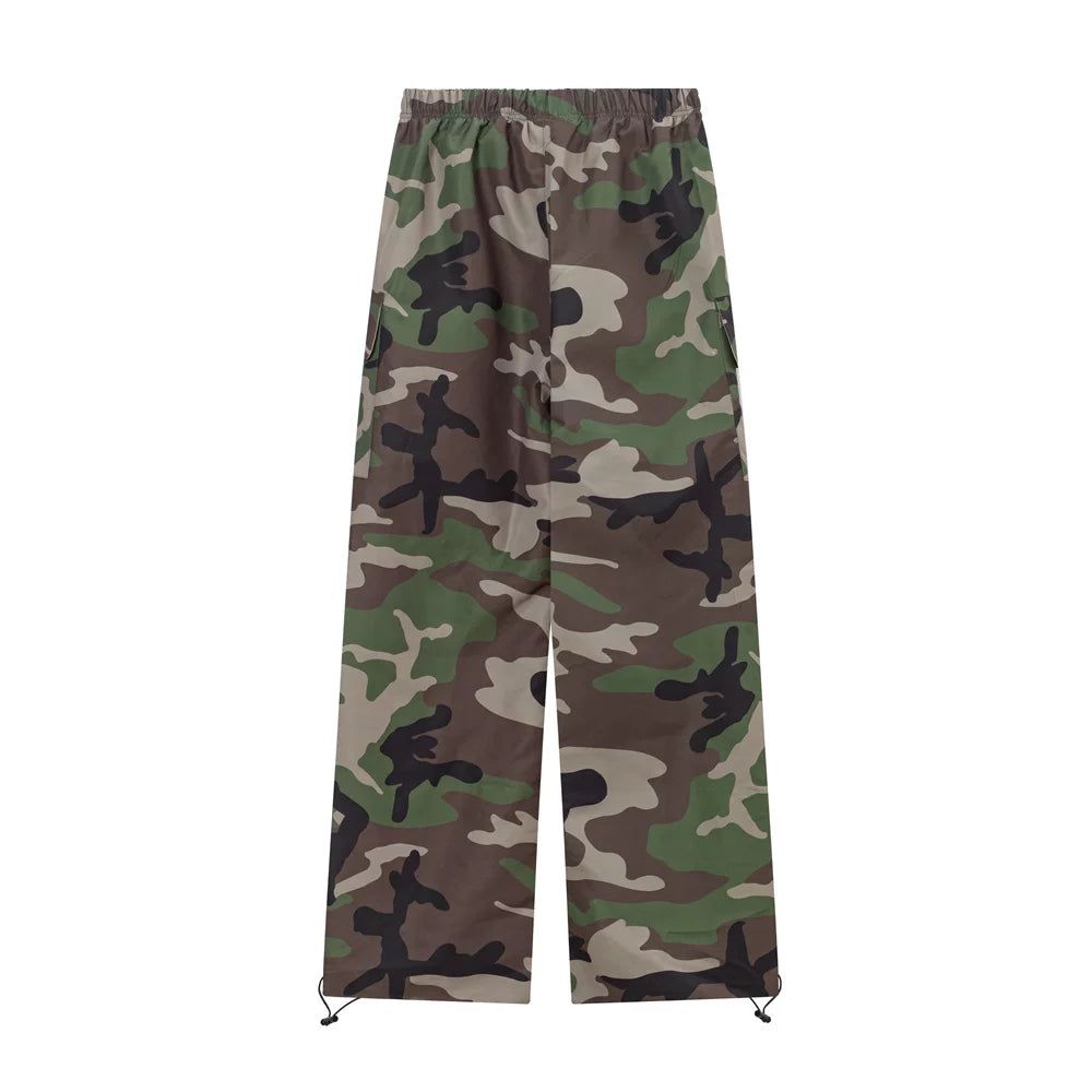 Fear of God Essentials Camo Cargo Wide‑Leg Pants