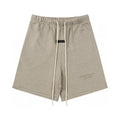 Fear Of God Essentials Heather Tan Tonal Mini Logo Fleece Sweat Shorts