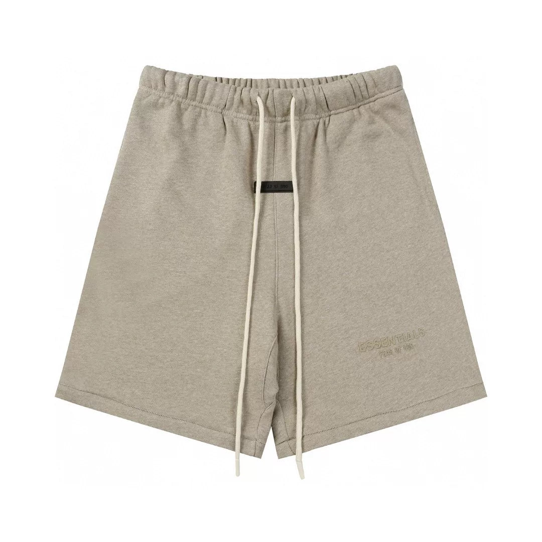 Fear Of God Essentials Heather Tan Tonal Mini Logo Fleece Sweat Shorts