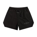Essentials Black Nylon Board Shorts