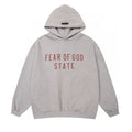 Fear of God State Logo Pullover Hoodie