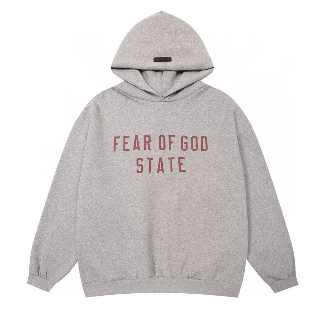 Fear of God State Logo Pullover Hoodie