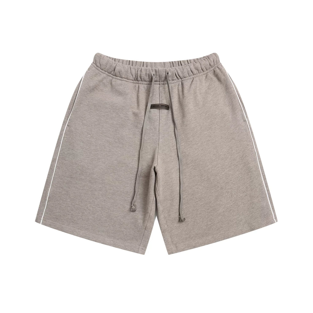 Fear of God Essentials Side‑Stripe Cursive Logo Sweat Shorts