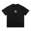 Essentials Fear Of God Black Three‑Strip Mock Neck T‑Shirt