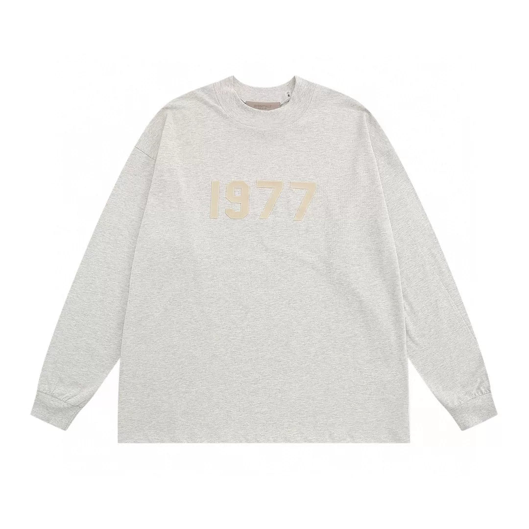 Fear of God Essentials 1977 Mock Neck Long‑Sleeve Tee