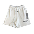 FEAR OF GOD White Unisex Logo Print Cotton Sweat Shorts