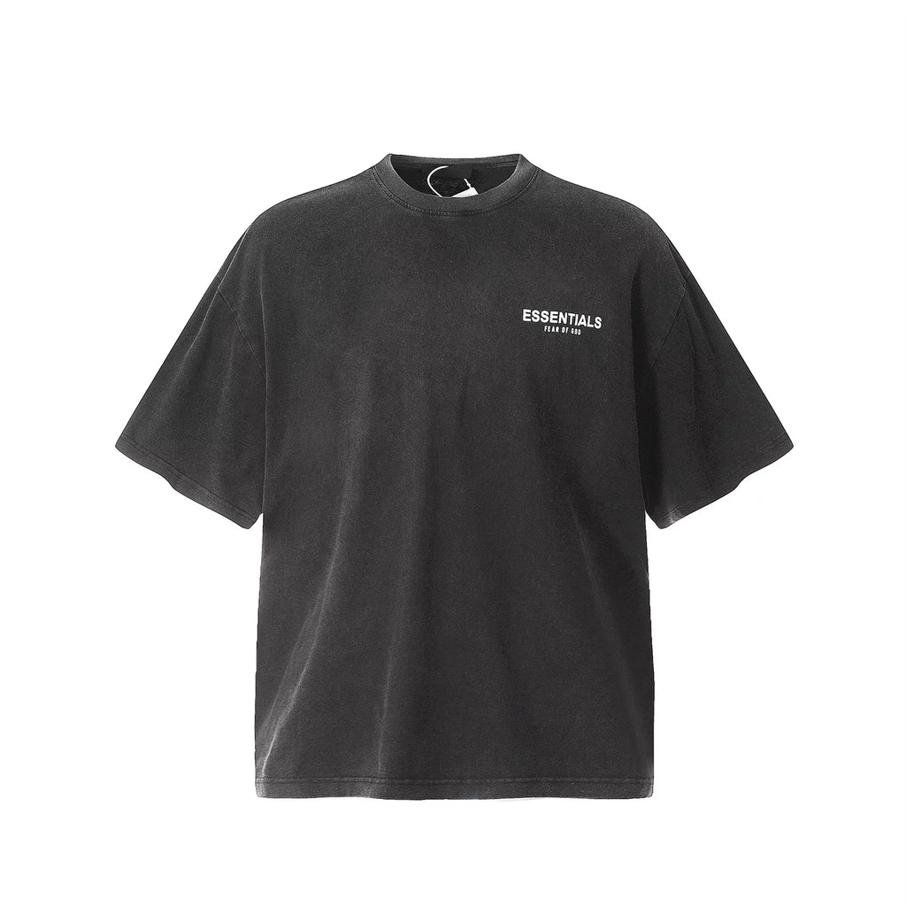 FEAR OF GOD Washed Black Dove Graphic Oversized Tee