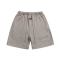 Fear Of God Essentials Dark Heather Grey Tonal Mini Logo Fleece Sweat Shorts