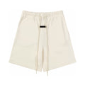 Fear Of God Essentials Off‑White Tonal Mini Logo Fleece Sweat Shorts