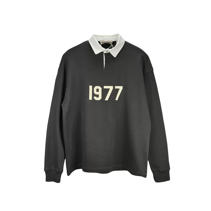 Fear of God Essentials 1977 Rugby Polo Long‑Sleeve Top