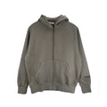 FEAR OF GOD ESSENTIALS Dusty Grey Oversized Full‑Zip Raglan Fleece Hoodie