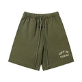 Fear Of God Essentials Olive Arc Logo Fleece Sweat Shorts