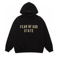 Fear of God State Logo Pullover Hoodie