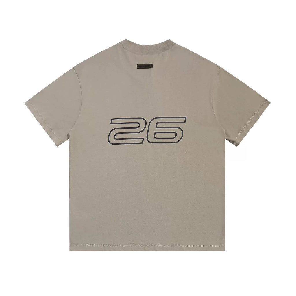Fear of God Essentials Futuristic Font Graphic Short‑Sleeve Tee