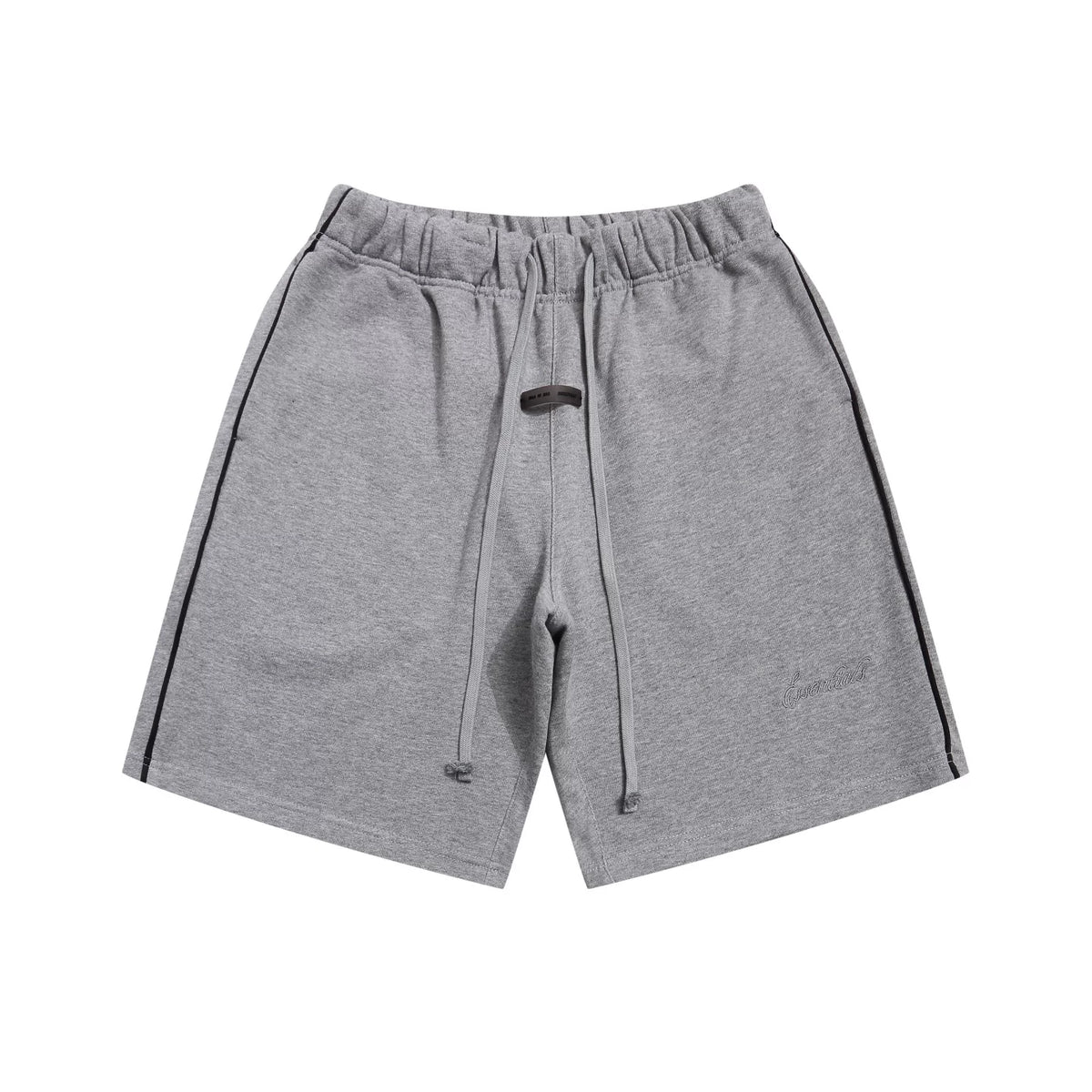 Fear of God Essentials Side‑Stripe Tone‑on‑Tone Embroidered Sweat Shorts