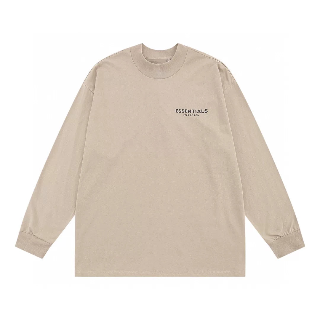 FEAR OF GOD ESSENTIALS Oversized Mock Neck Long Sleeve Tee