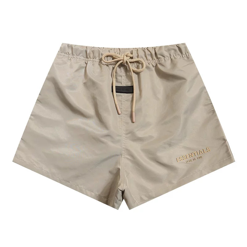 Fear Of God Essentials Taupe Nylon Swim Shorts