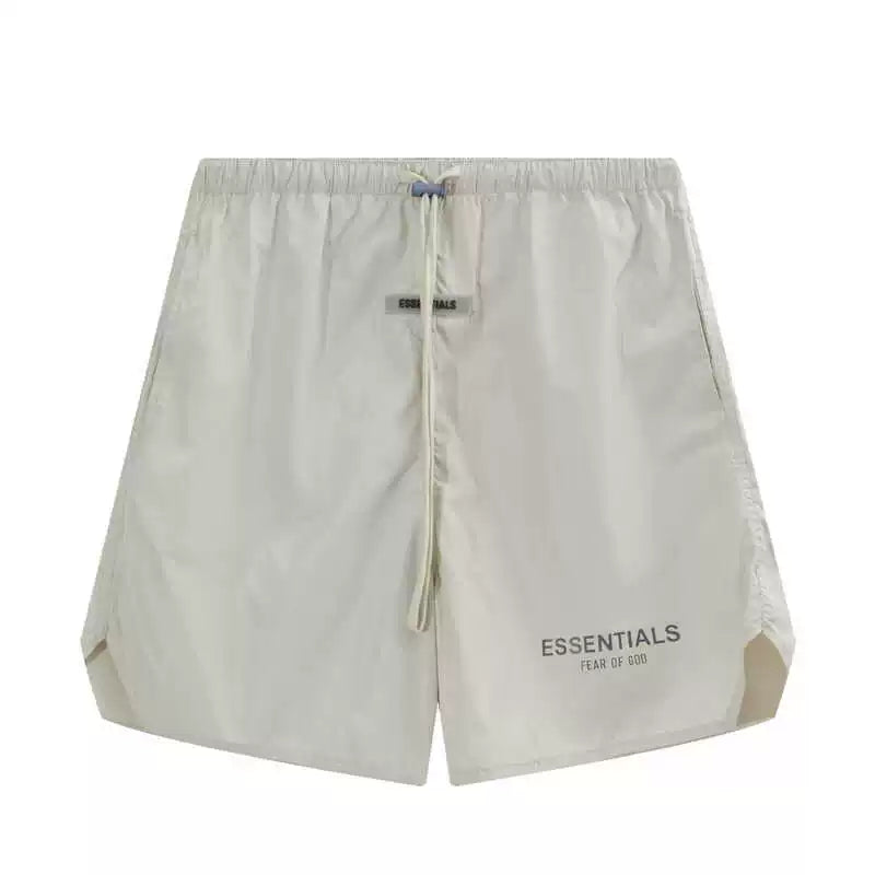 Essentials Fear Of God Off‑White Lightweight Nylon Shorts
