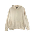 FEAR OF GOD ESSENTIALS Cream Oversized Full‑Zip Raglan Fleece Hoodie