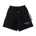 FEAR OF GOD Black Unisex Logo Print Cotton Sweat Shorts