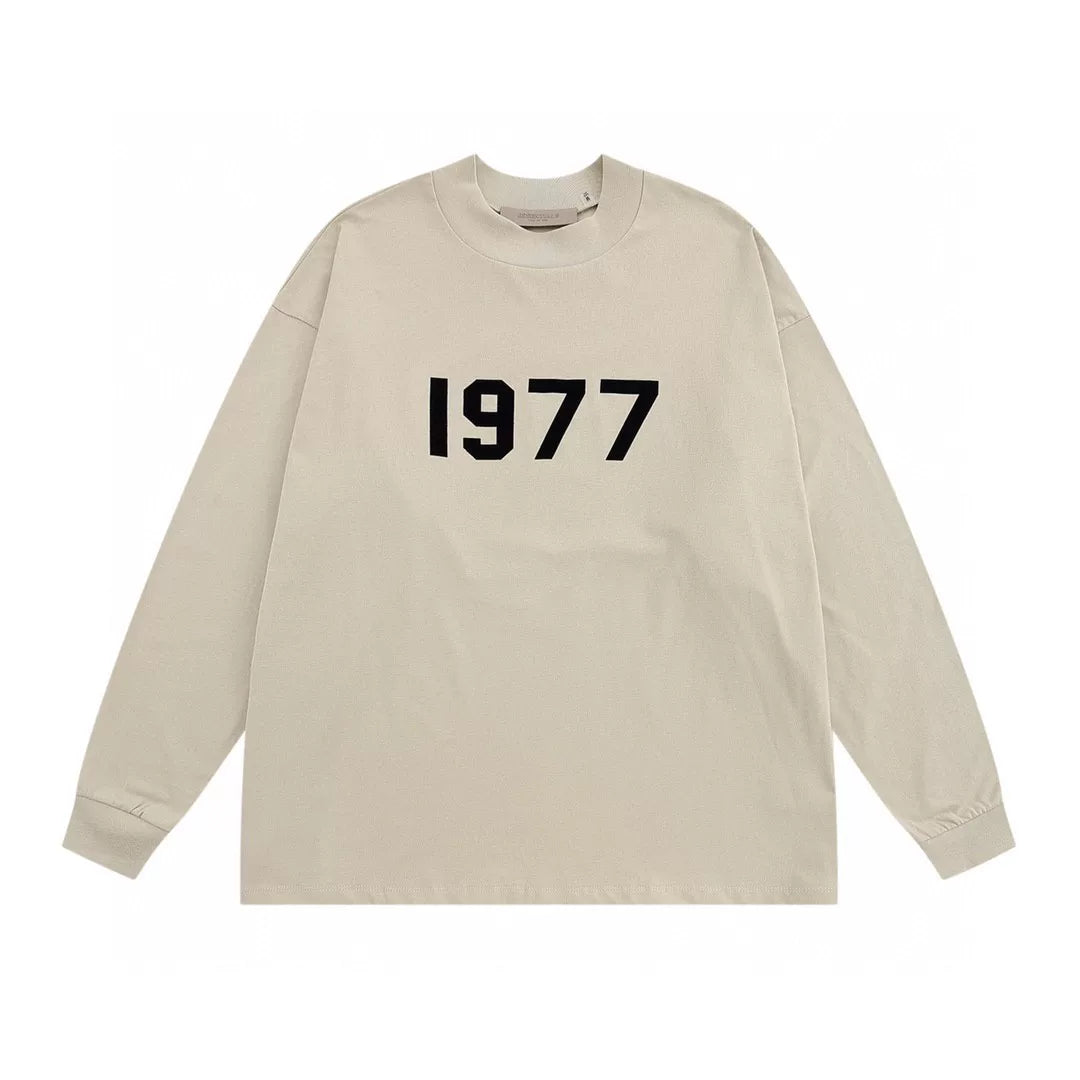 Fear of God Essentials 1977 Mock Neck Long‑Sleeve Tee