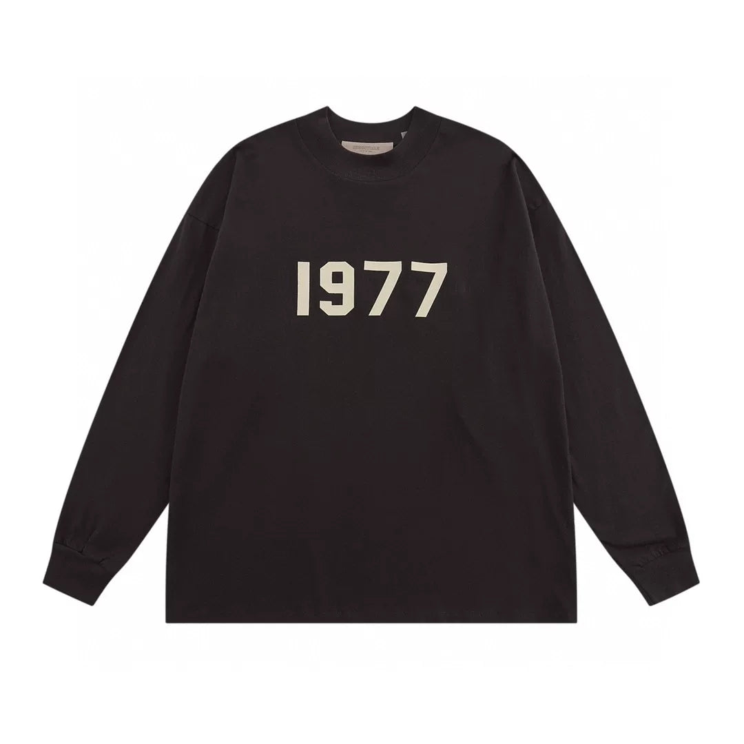 Fear of God Essentials 1977 Mock Neck Long‑Sleeve Tee