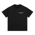 Fear Of God Essentials Black Mini Left‑Chest Logo Cotton T‑Shirt