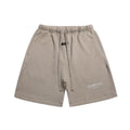 Fear Of God Essentials Taupe Mini Logo Fleece Sweat Shorts
