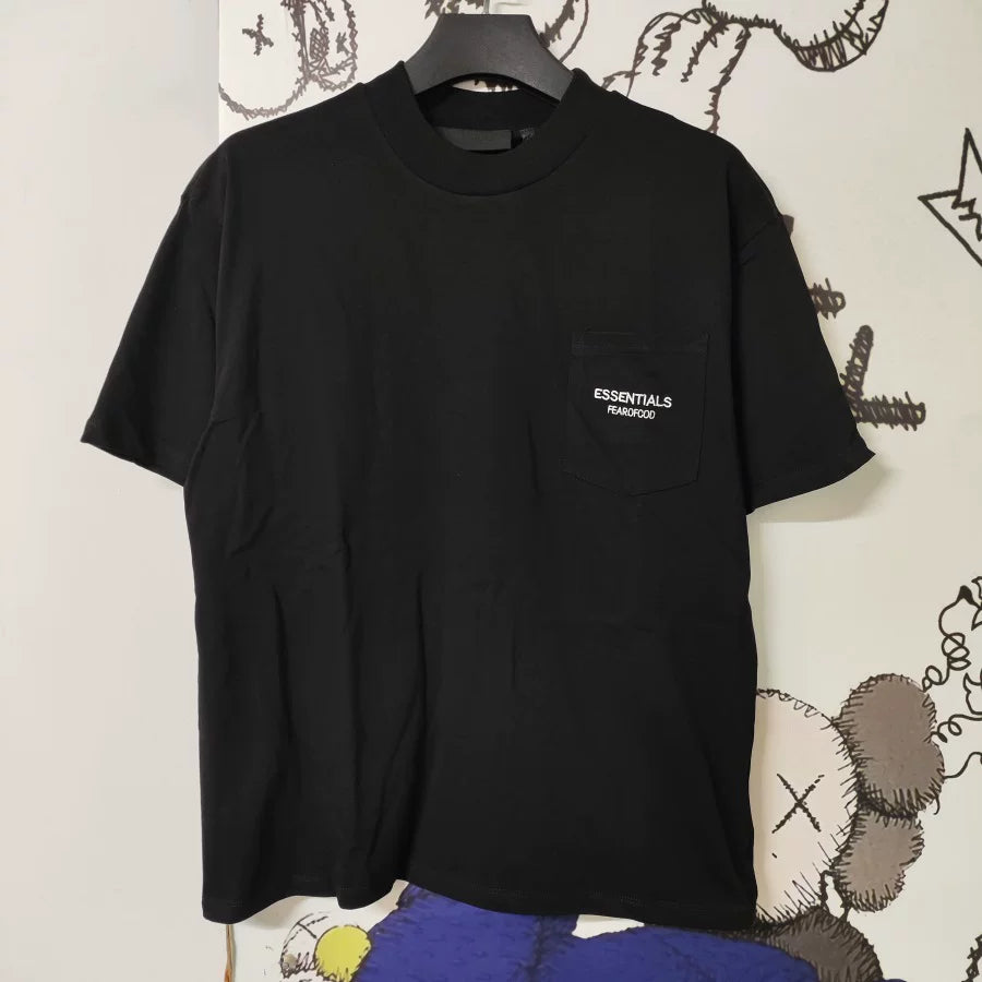 Fear of God Essentials Chest Pocket Embroidered Short‑Sleeve Tee