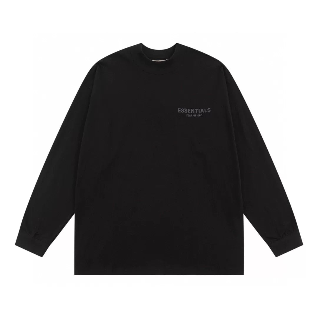 FEAR OF GOD ESSENTIALS Oversized Mock Neck Long Sleeve Tee