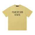 Fear Of God State Butter Yellow Heavyweight Cotton T‑Shirt