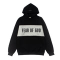 Fear Of God Oversized Pullover Hoodie Black Grey Streetwear Sweatshirt