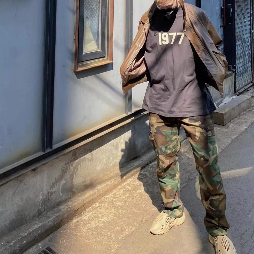 Fear of God Essentials 1977 Mock Neck Long‑Sleeve Tee