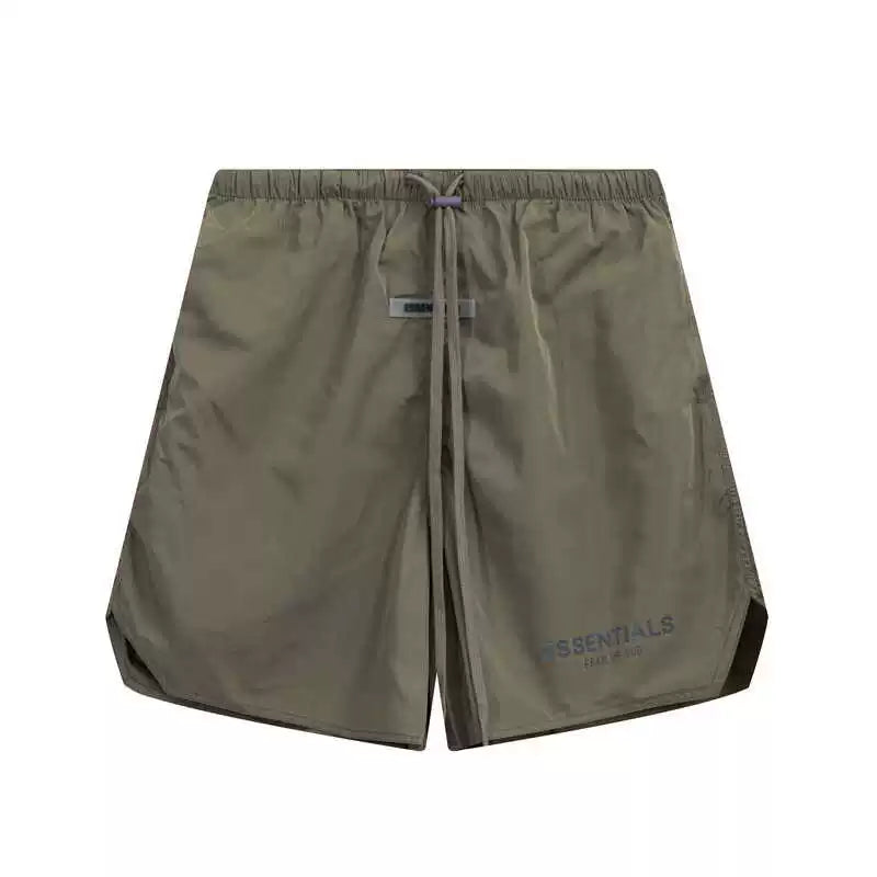 Essentials Fear Of God Dark Taupe Lightweight Nylon Shorts
