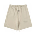 Fear Of God Essentials Sand Tonal Mini Logo Fleece Sweat Shorts