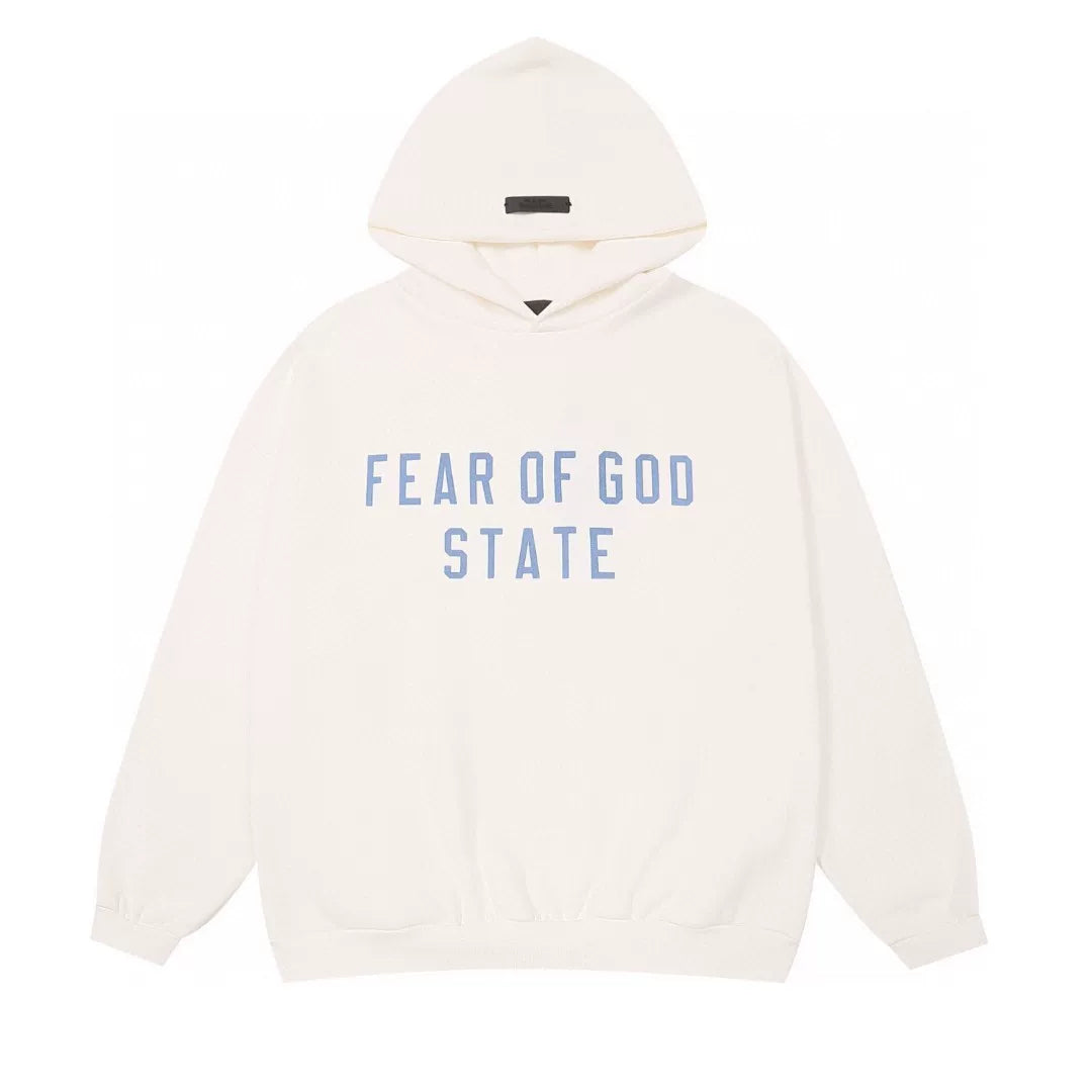 Fear of God State Logo Pullover Hoodie