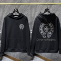 Chrome Hearts Classic Horseshoe Logo Hoodie (Black)