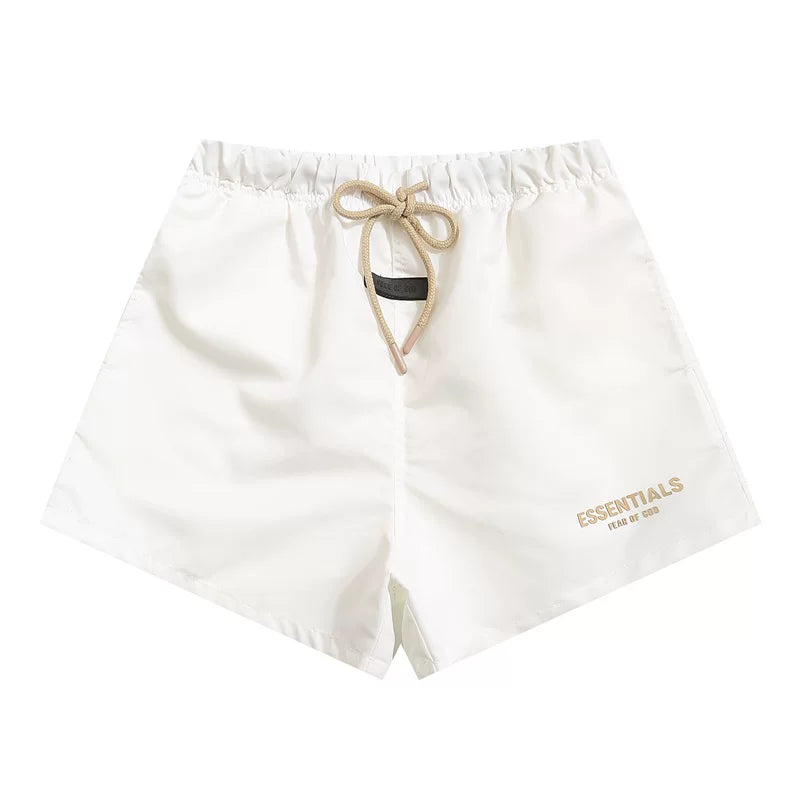 Fear Of God Essentials Off‑White Nylon Swim Shorts