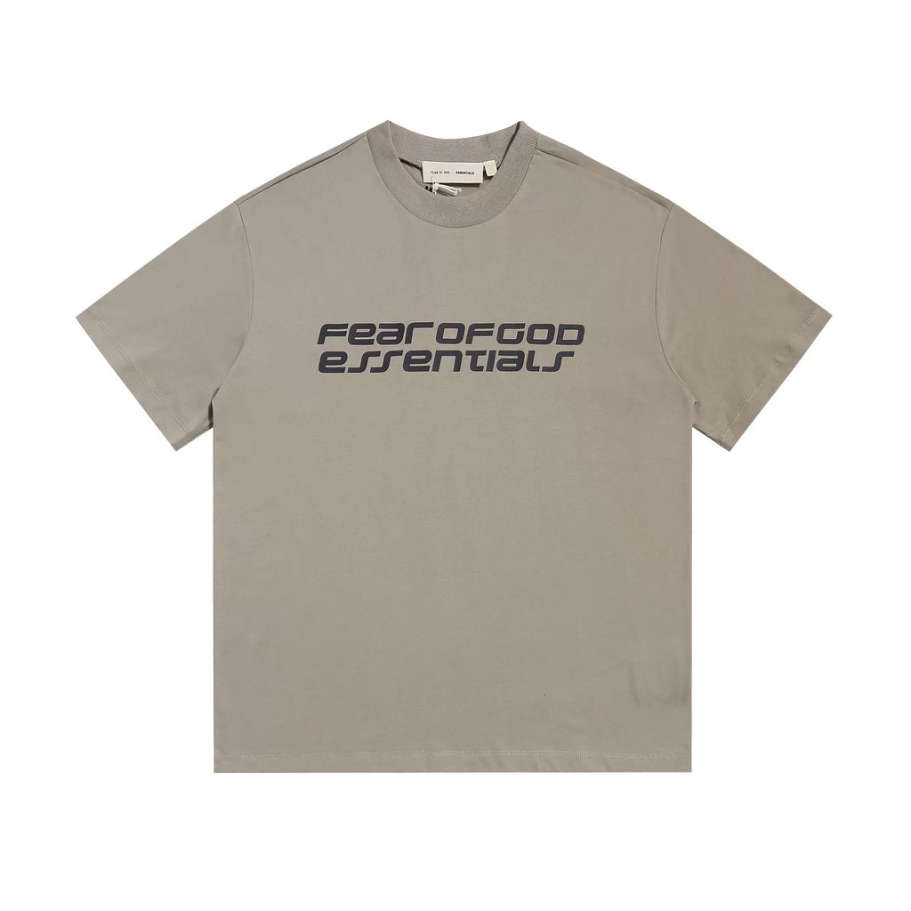 Fear of God Essentials Futuristic Font Graphic Short‑Sleeve Tee