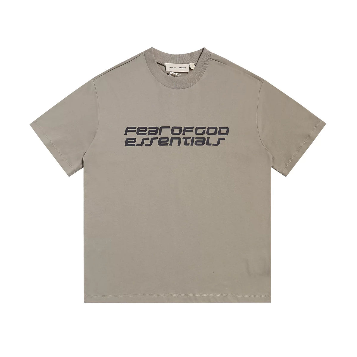 Fear of God Essentials Futuristic Font Graphic Short‑Sleeve Tee