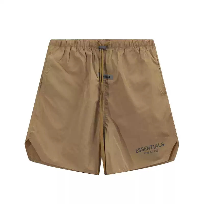 Essentials Fear Of God Tan Lightweight Nylon Shorts