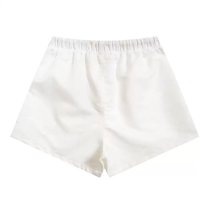 Fear Of God Essentials Off‑White Nylon Swim Shorts